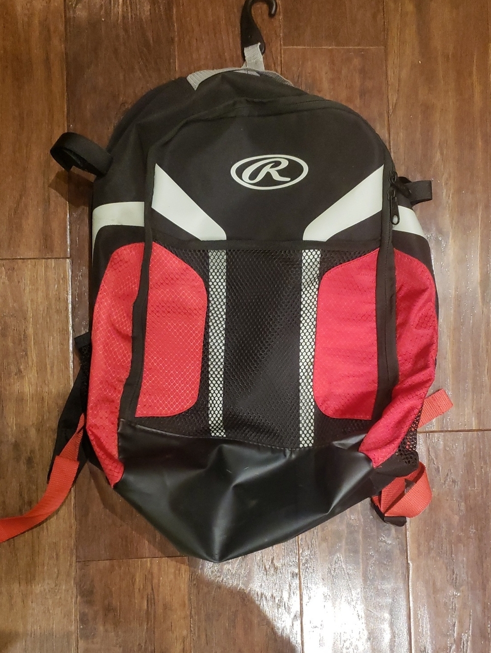Rawlings Black and Red Athletic Backpack